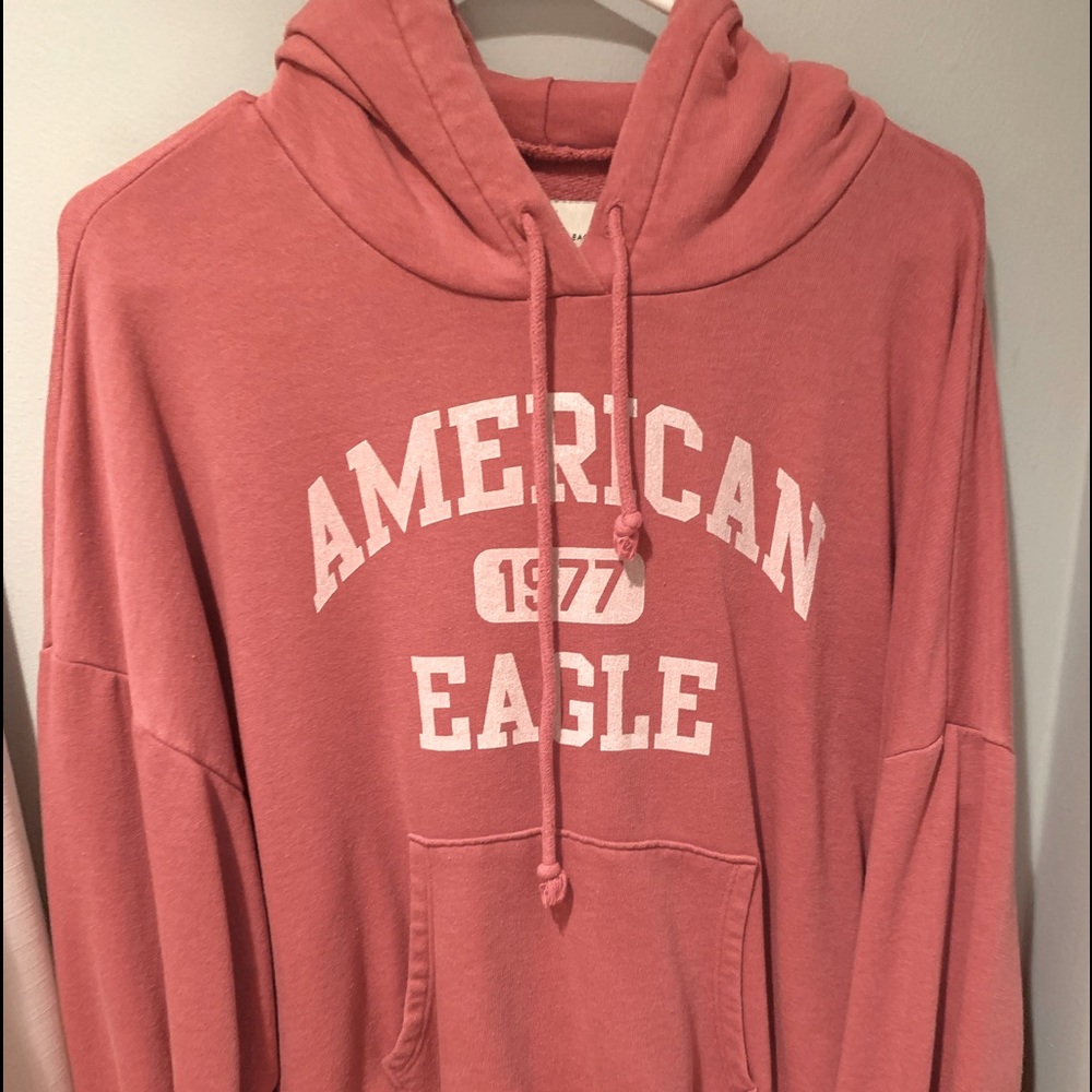 pink american egal sweatshirt
